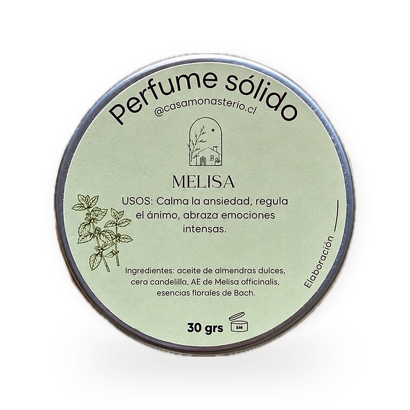 Perfume sólido Melisa