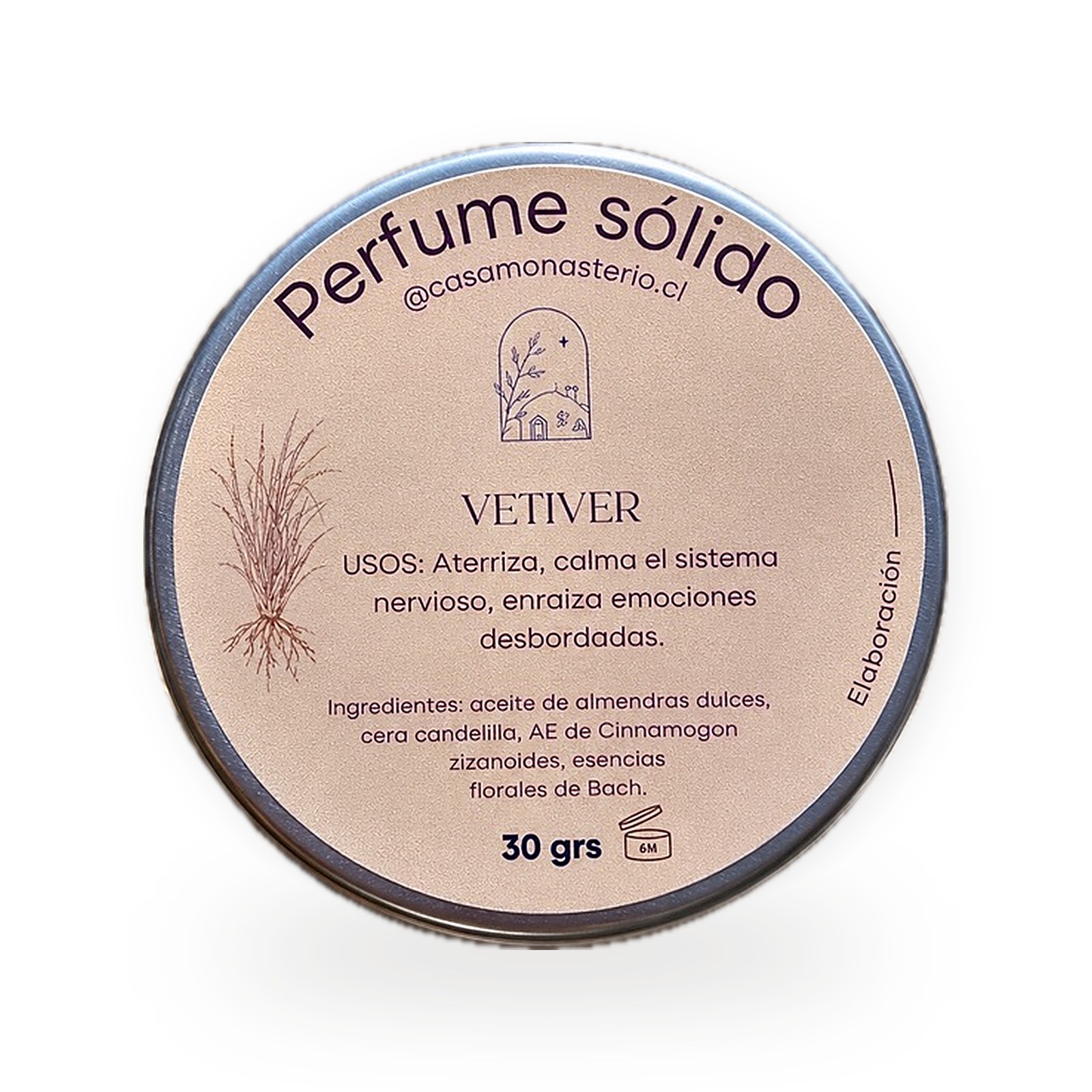 Perfume sólido Vetiver